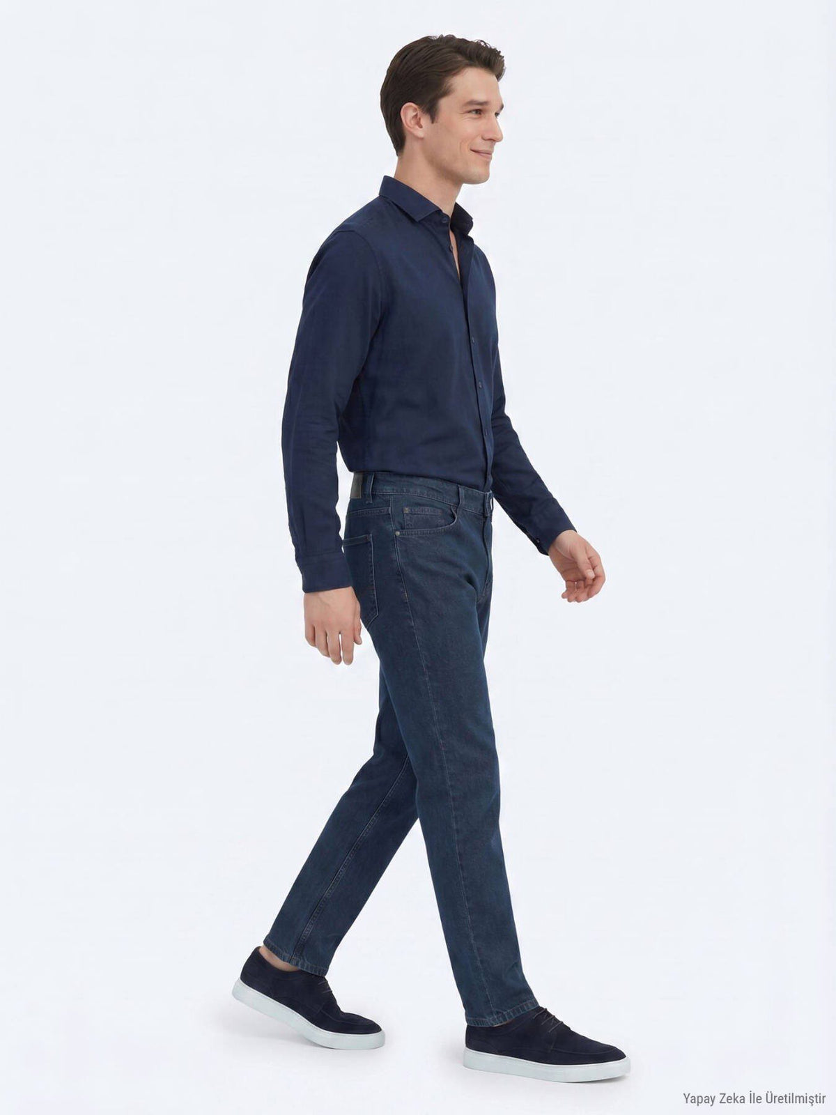 Indigo Regular Fit Jeans 100% Baumwolle