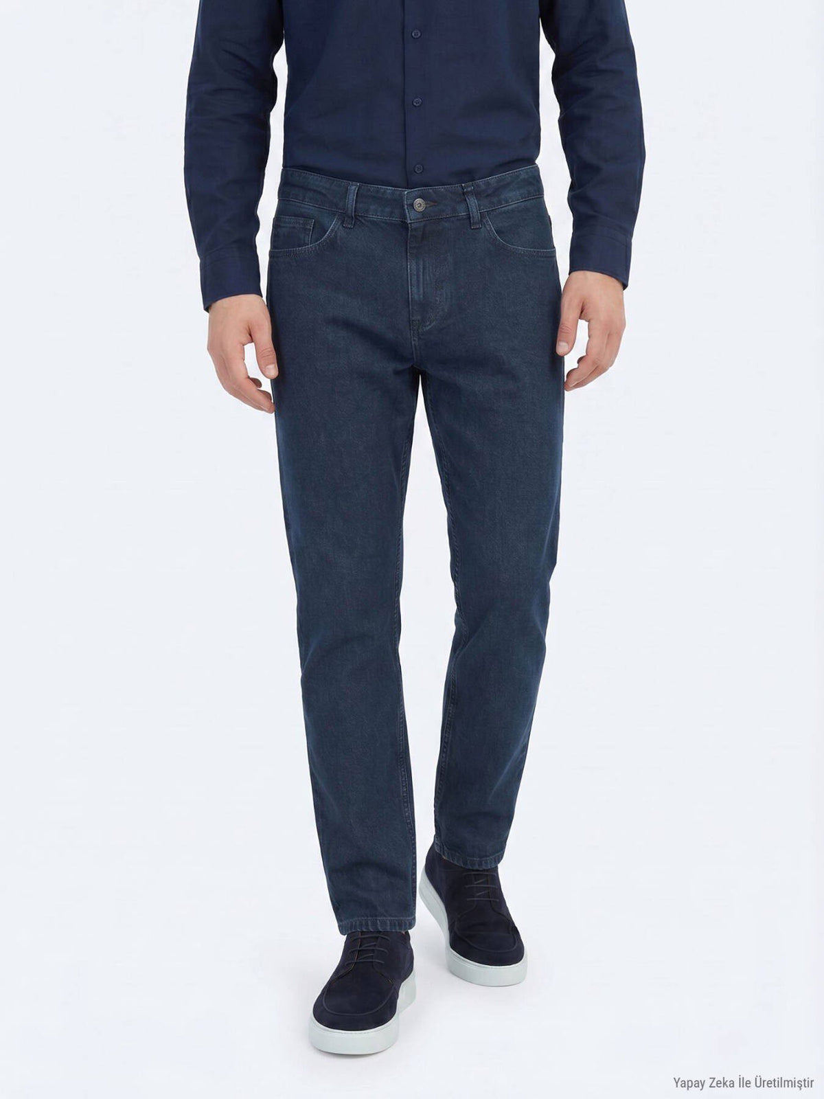 Indigo Regular Fit Jeans 100% Baumwolle