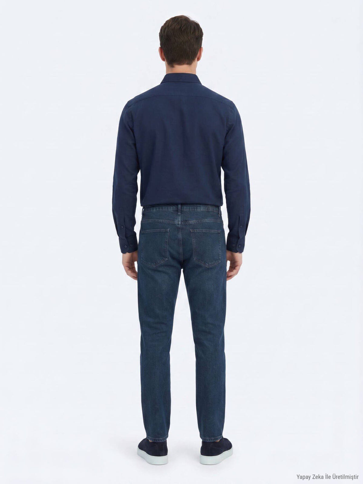 Indigo Regular Fit Jeans 100% Baumwolle