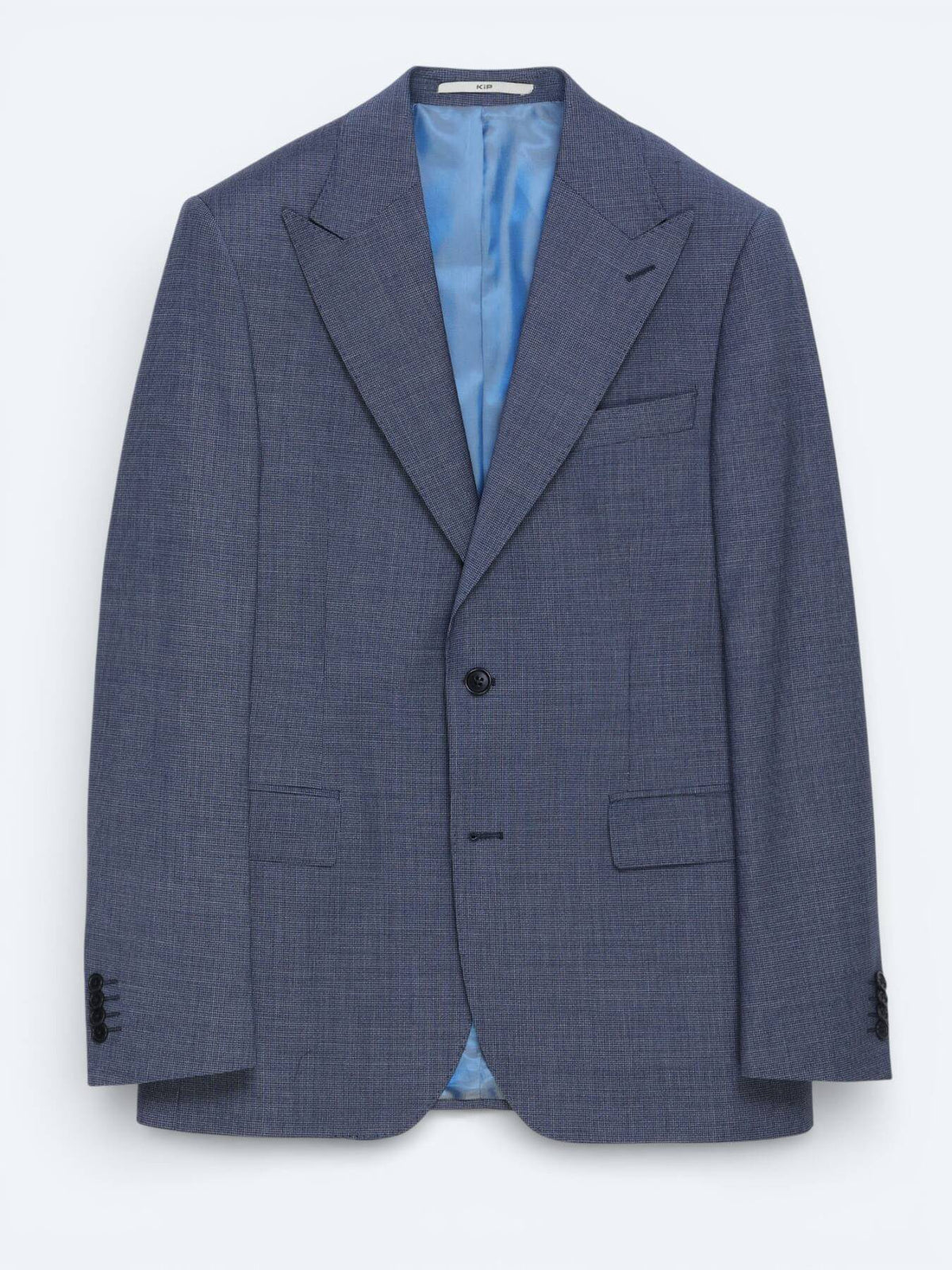 Blauer Wollmischanzug