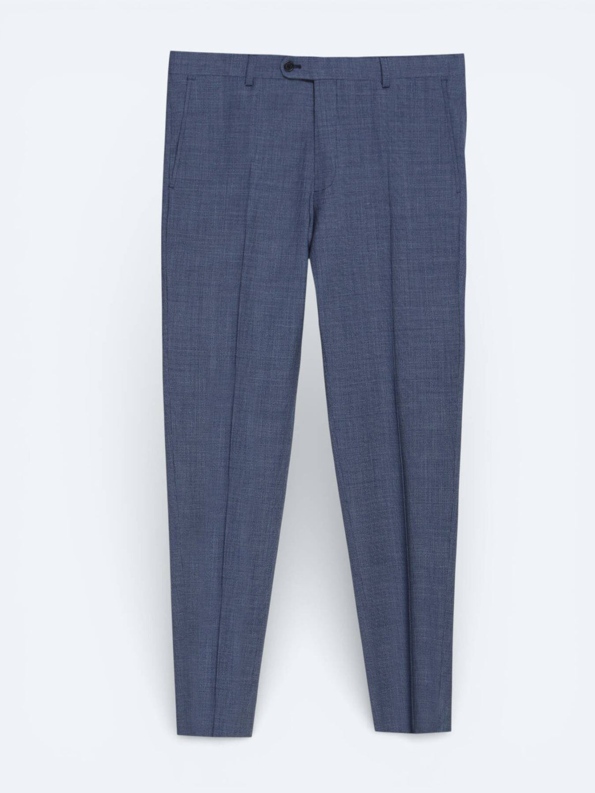 Blauer Wollmischanzug