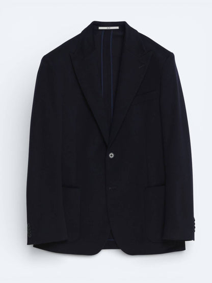 Marineblaue Baumwolljacke