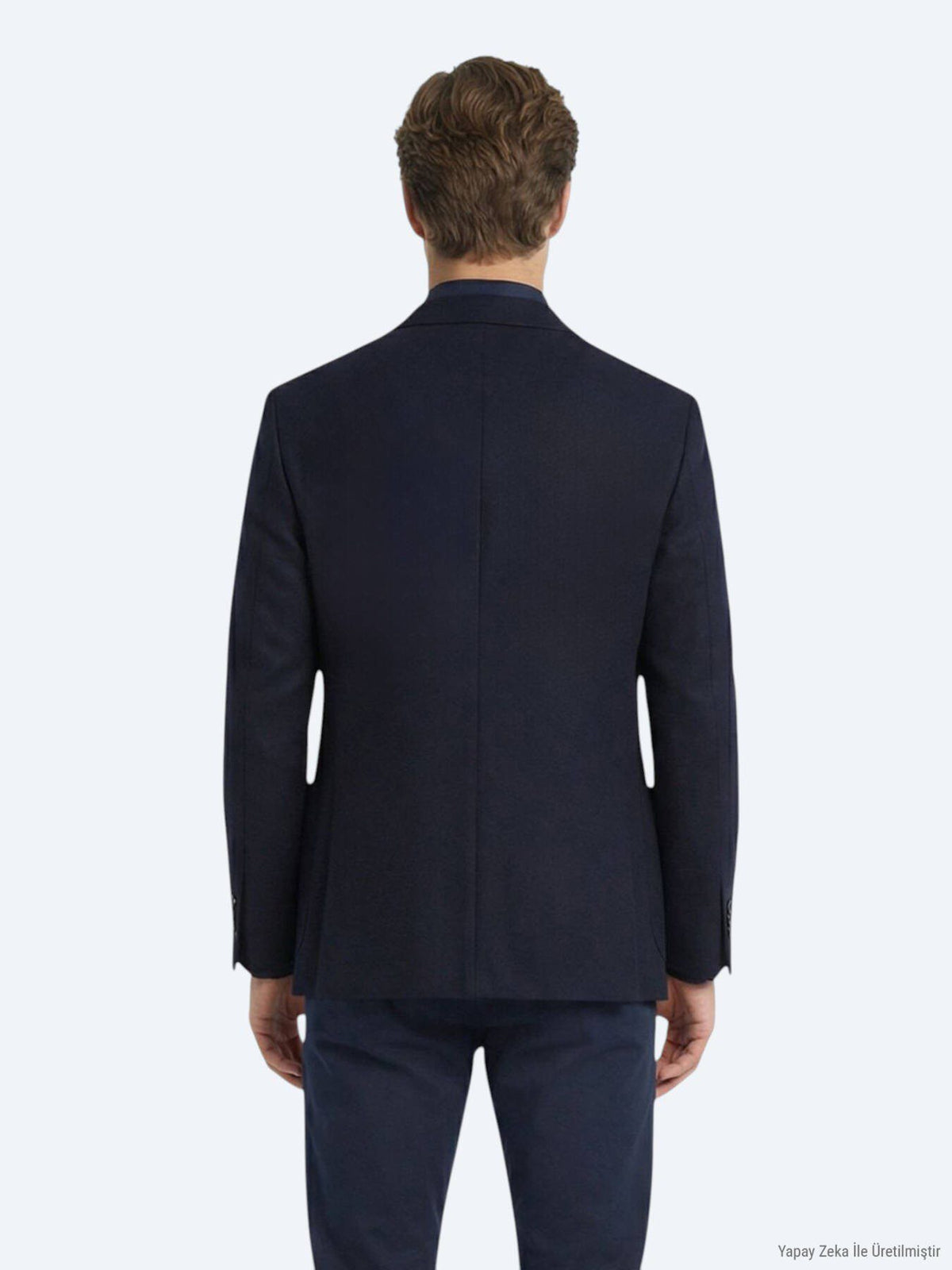 Marineblaue Baumwolljacke