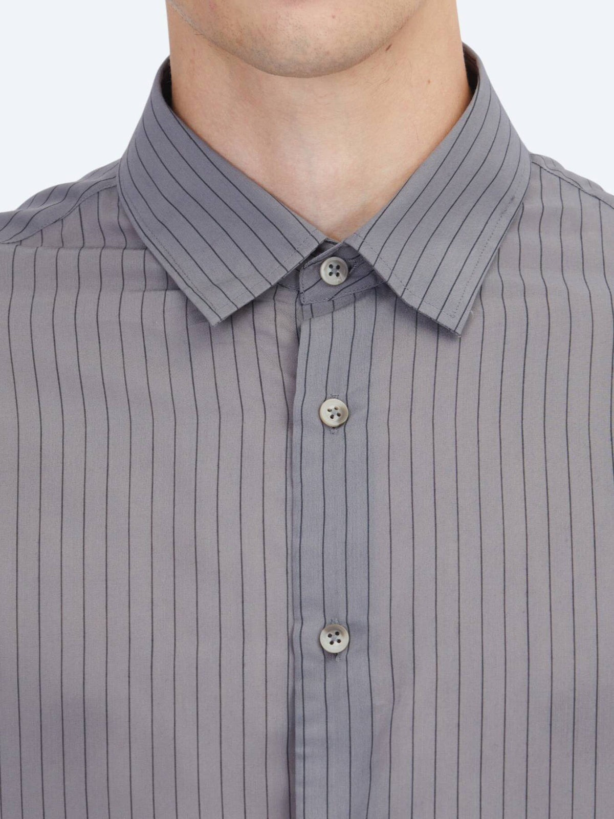 Hartkohle Gestreiftes Oversize Hemd