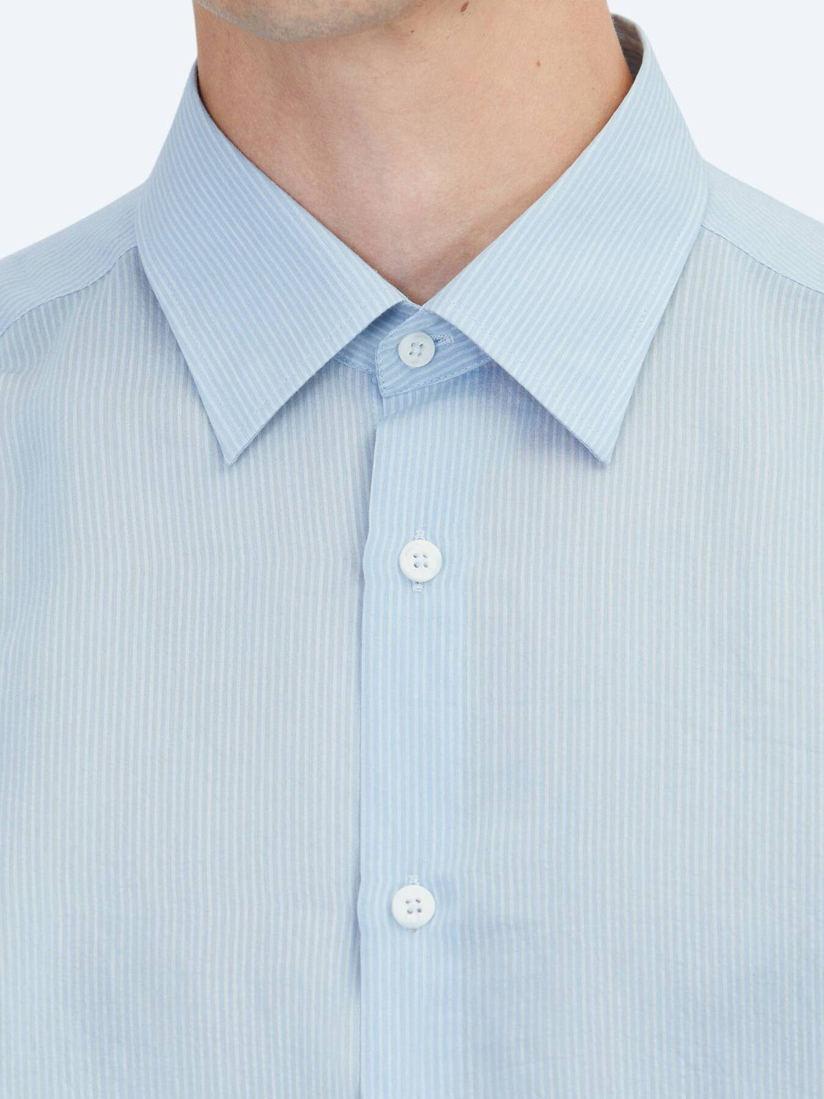 Blau Gestreiftes Casual Hemd Regular Fit