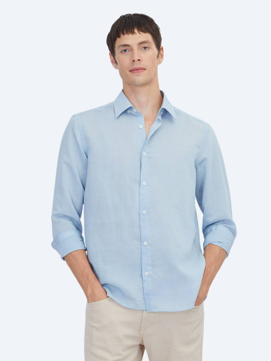 Blau Gestreiftes Casual Hemd Regular Fit