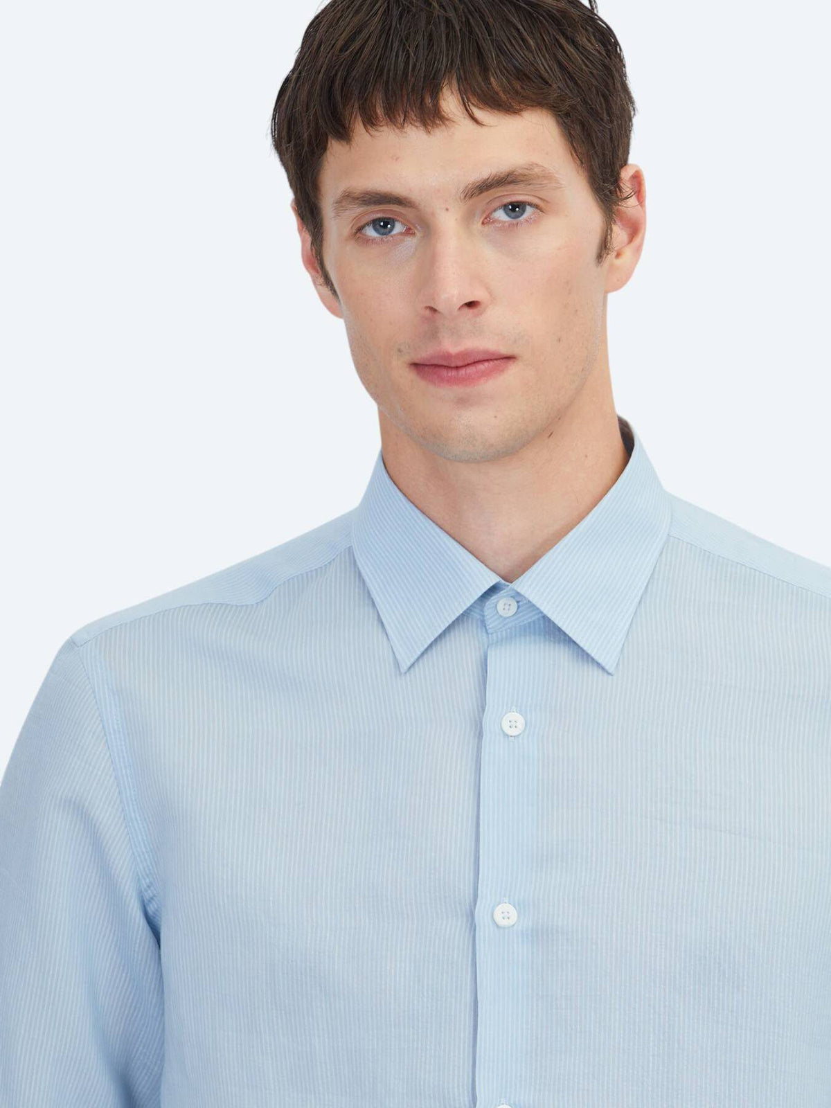 Blau Gestreiftes Casual Hemd Regular Fit