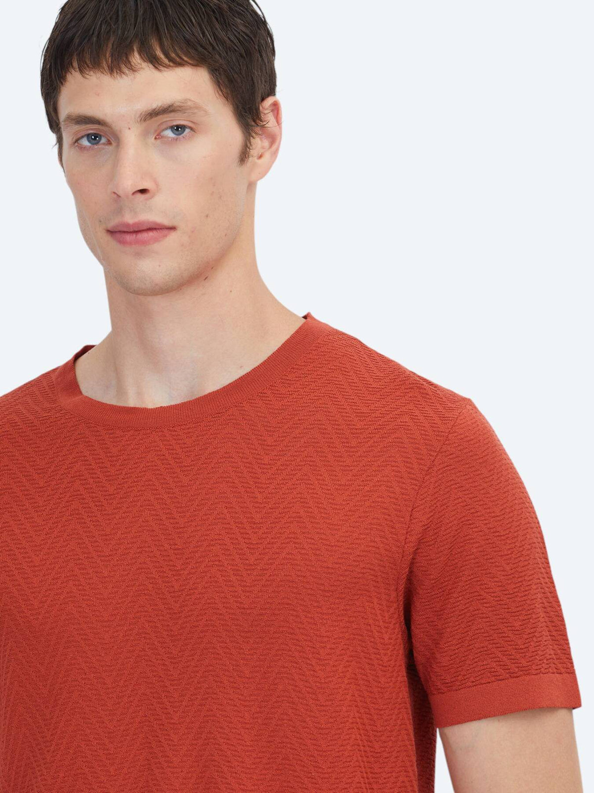 Rote Strickmode