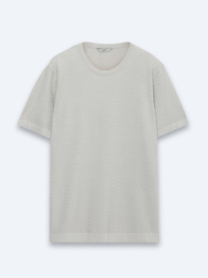 Beige Strickmode