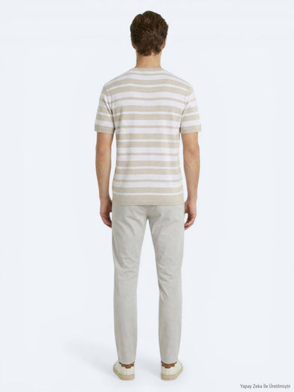 Beige Strickmode