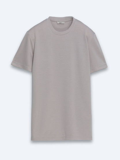 Graues Unifarben T-Shirt
