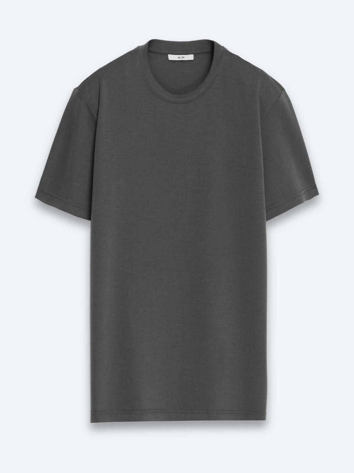 Dunkelkhaki Unifarben T-Shirt