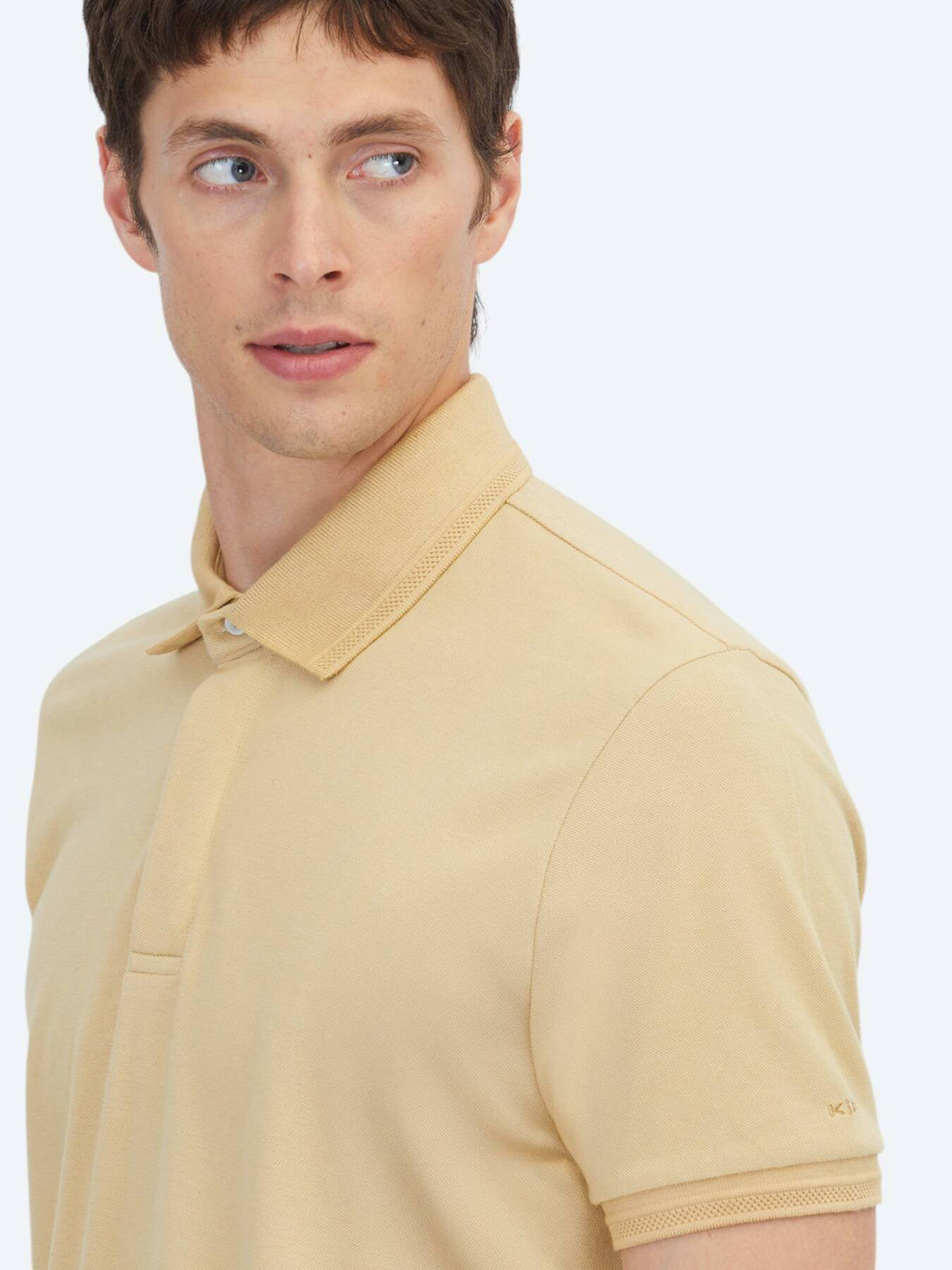 Ölgrün Unifarben 100% Baumwoll T-Shirt