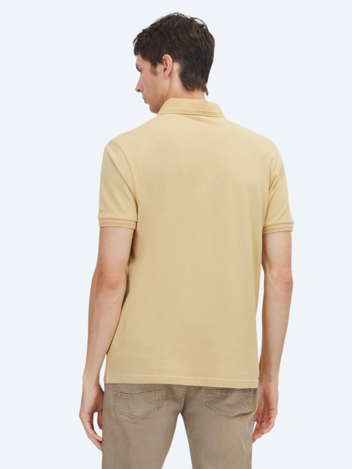 Ölgrün Unifarben 100% Baumwoll T-Shirt