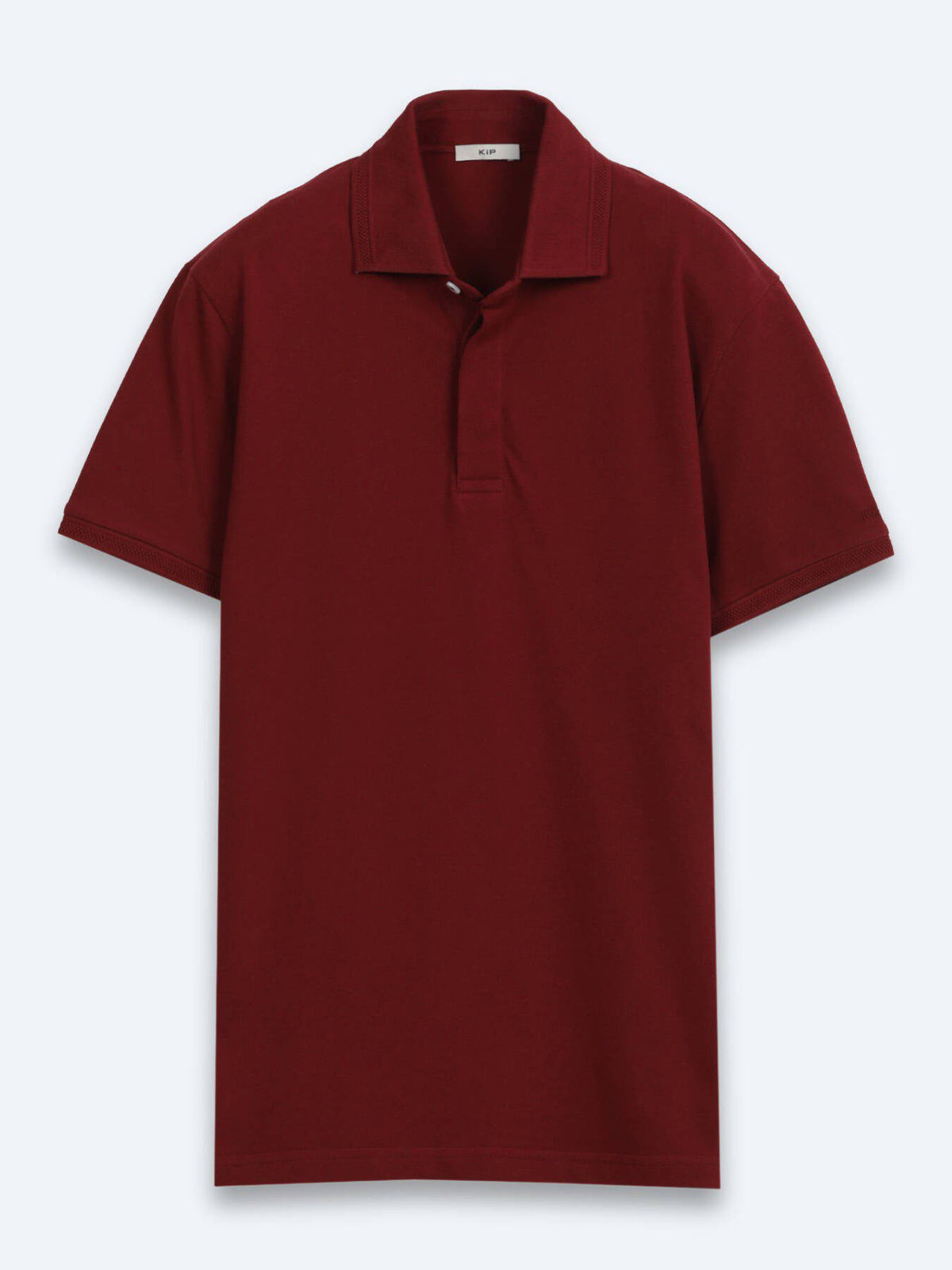 Bordeaux Unifarben 100% Baumwoll T-Shirt