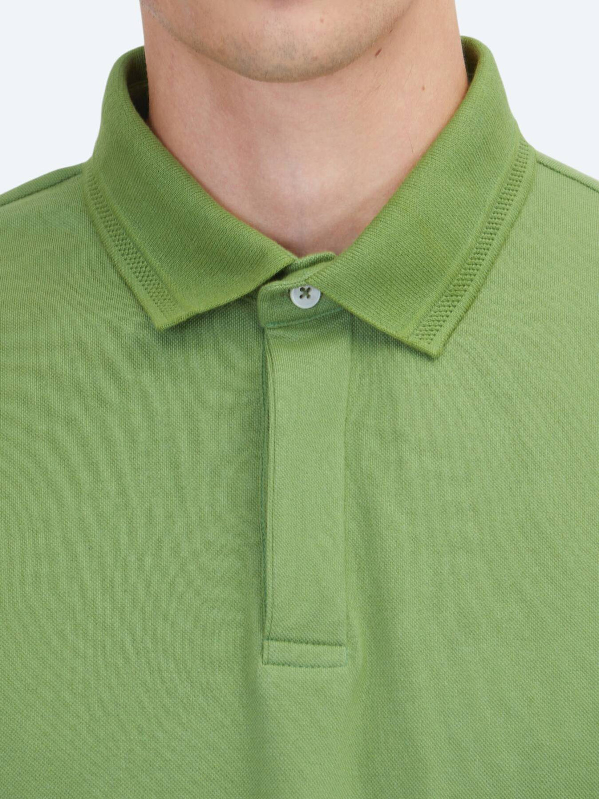 Grünes Unifarbenes 100% Baumwoll-T-Shirt