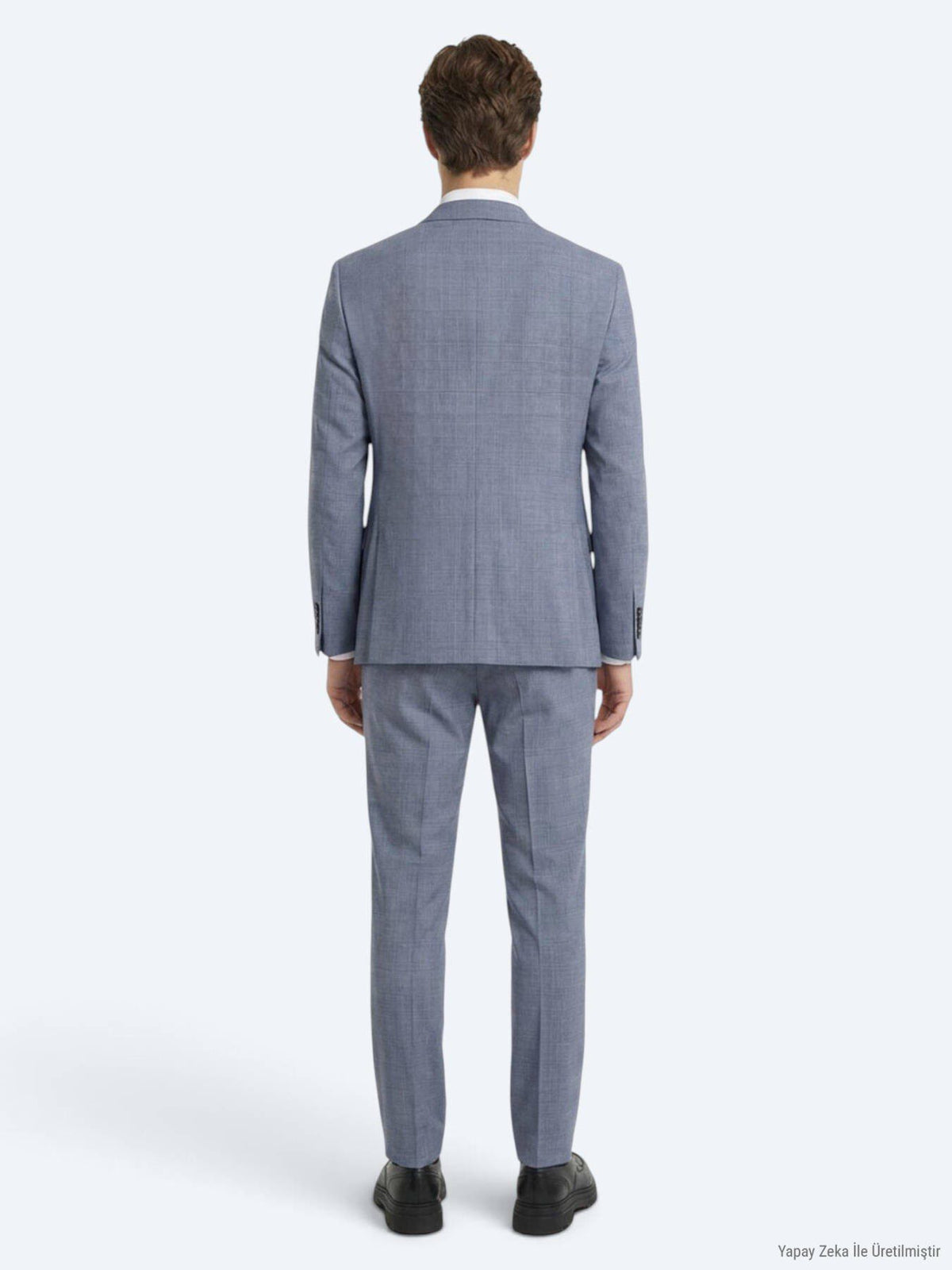Blauer Modern Fit Anzug