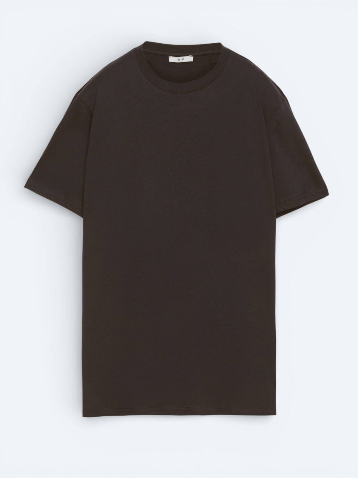 Braunes schlichtes 100% Baumwoll-T-Shirt