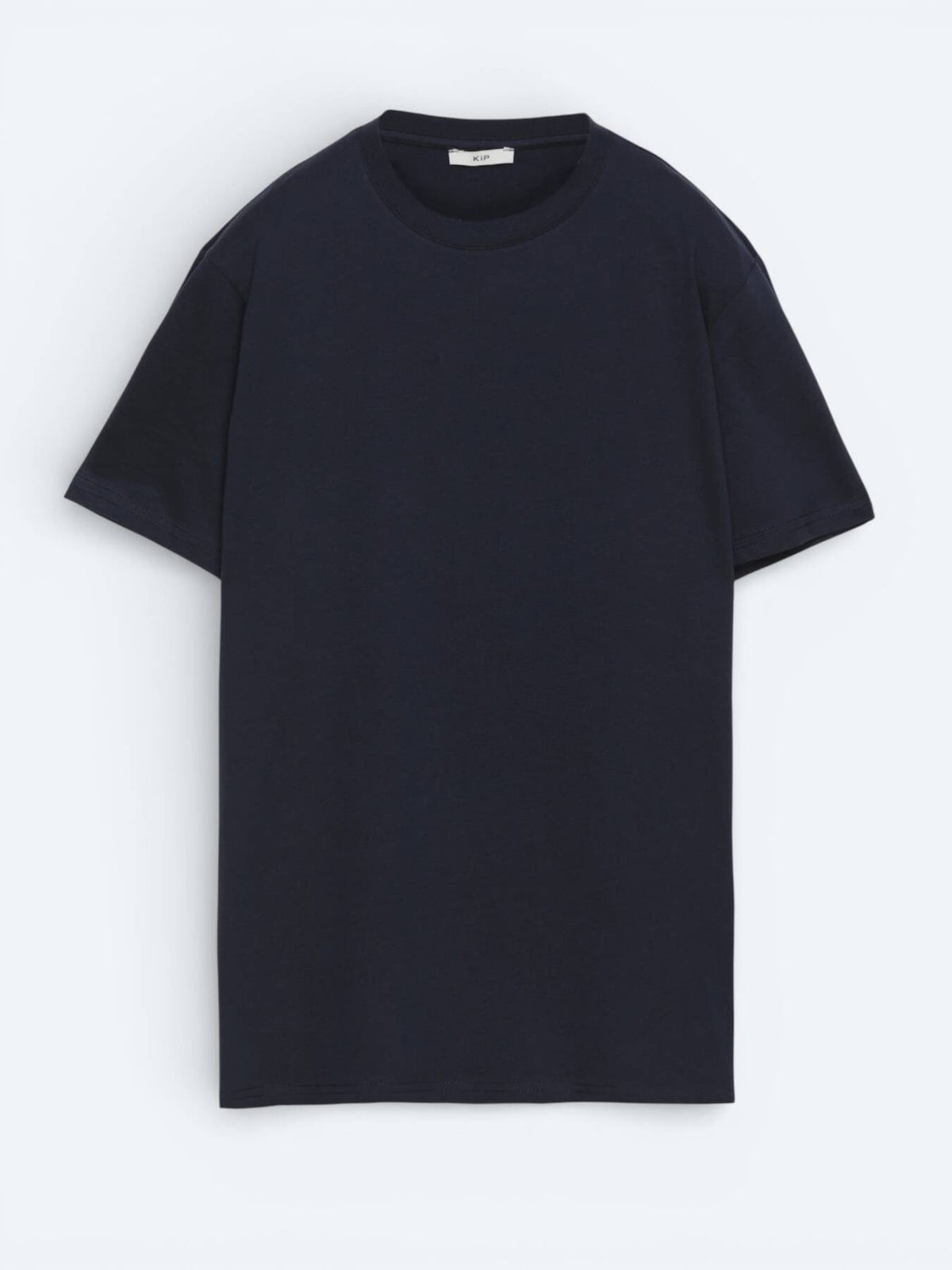 Marineblaues schlichtes 100% Baumwoll-T-Shirt