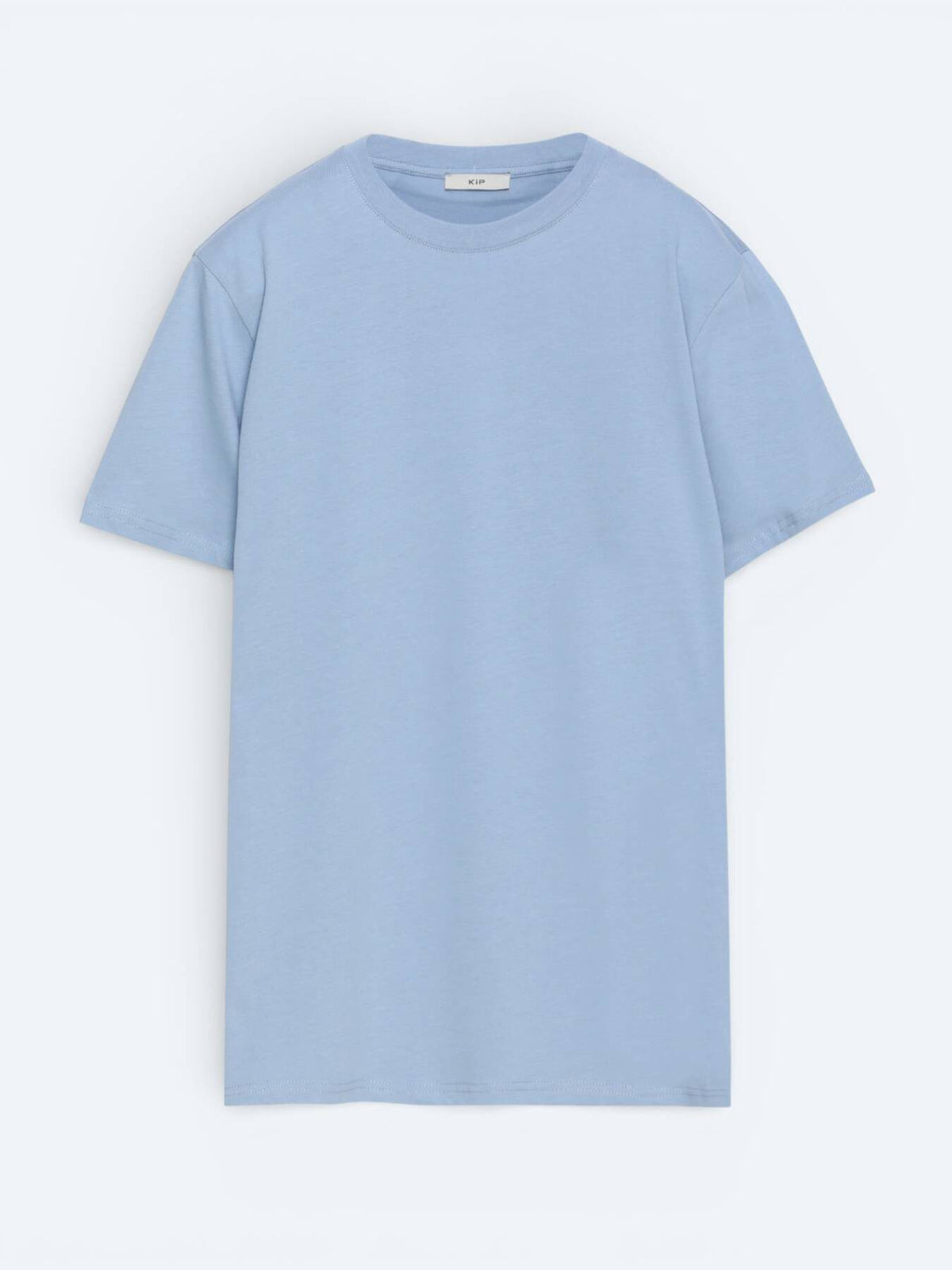 Hellblaues schlichtes 100% Baumwoll-T-Shirt
