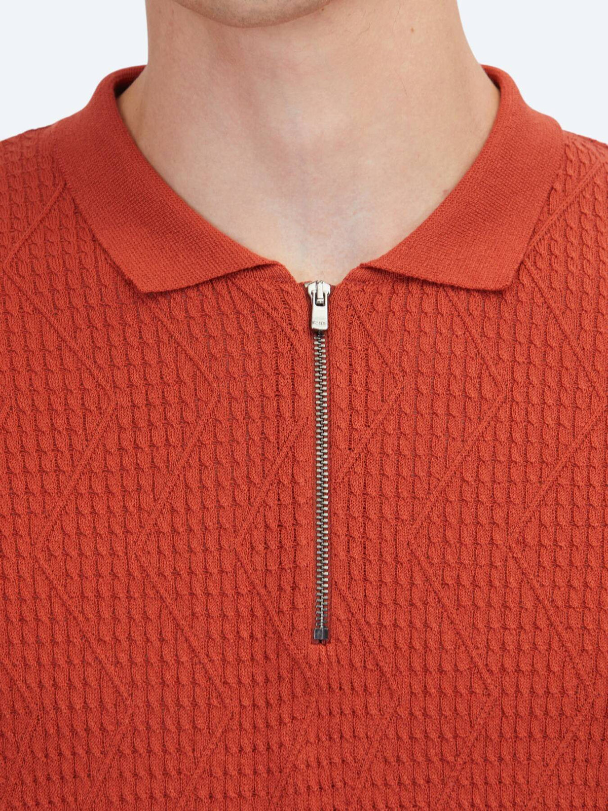 Rote Strickmode