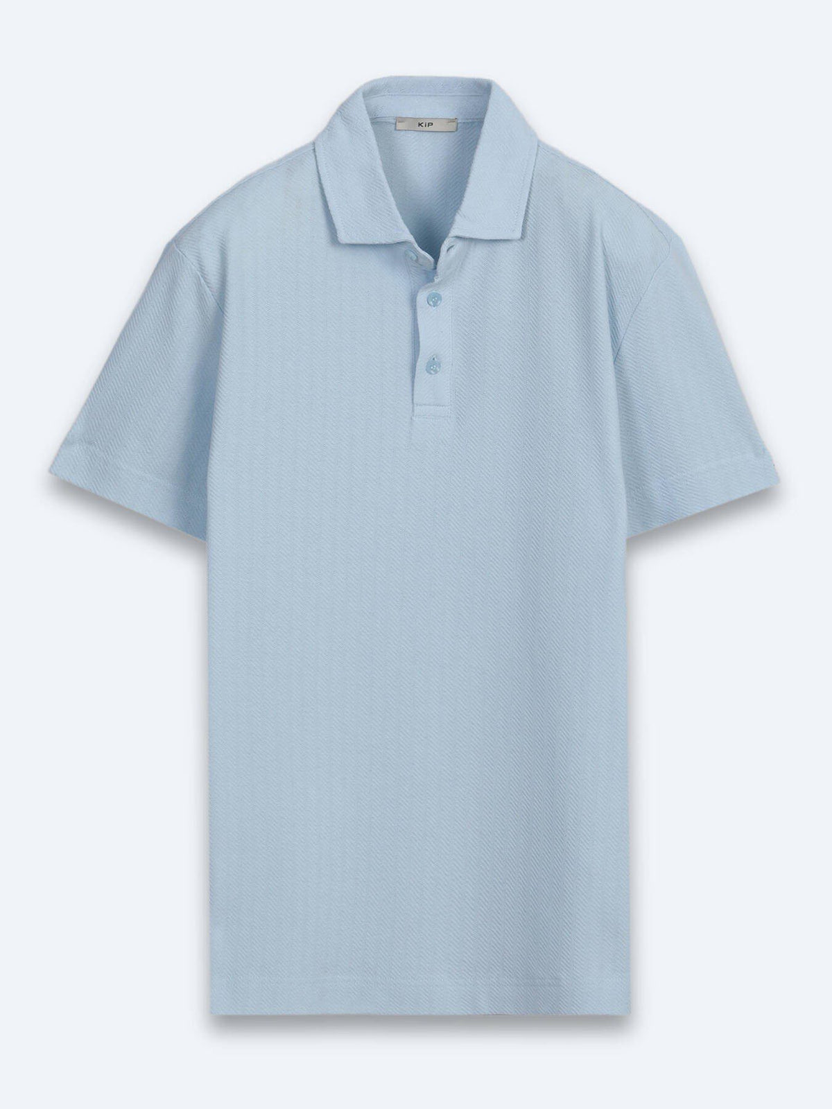 Blau gestreiftes 100% Baumwoll-T-Shirt