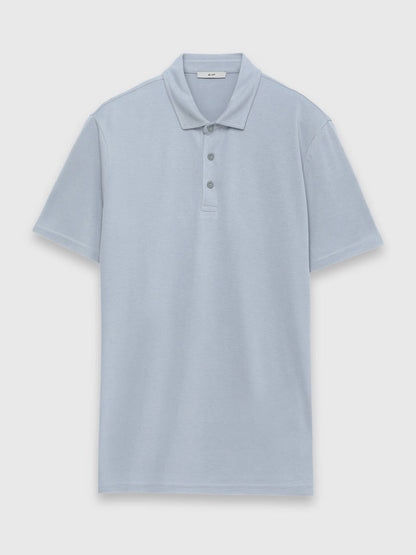 Lila Unifarben T-Shirt
