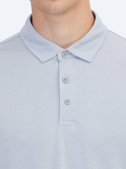 Lila Unifarben T-Shirt