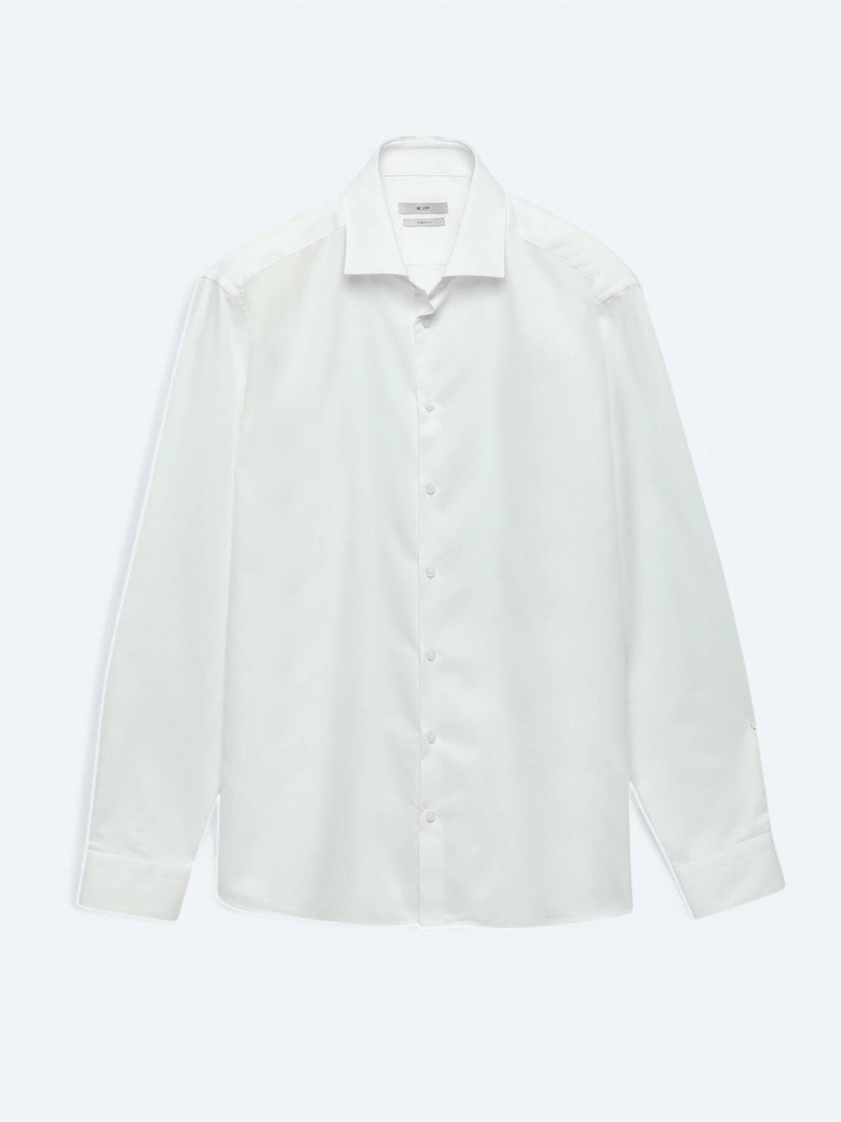Weißes Klassisches Slim Fit Baumwollhemd