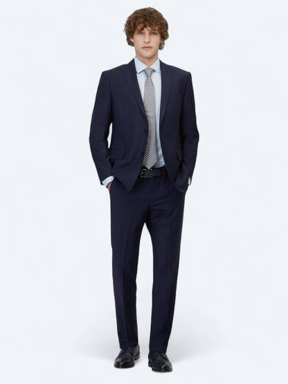 Saks Schlicht Regular Fit Wollanzug