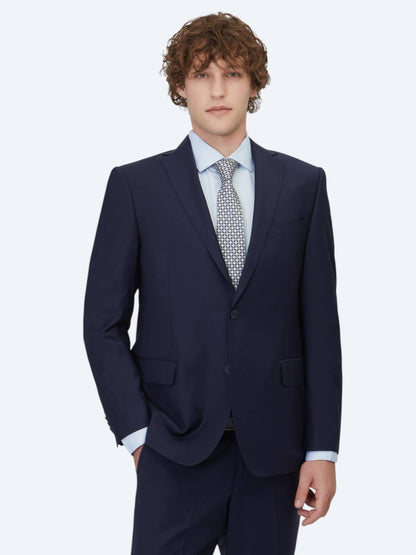 Saks Schlicht Regular Fit Wollanzug