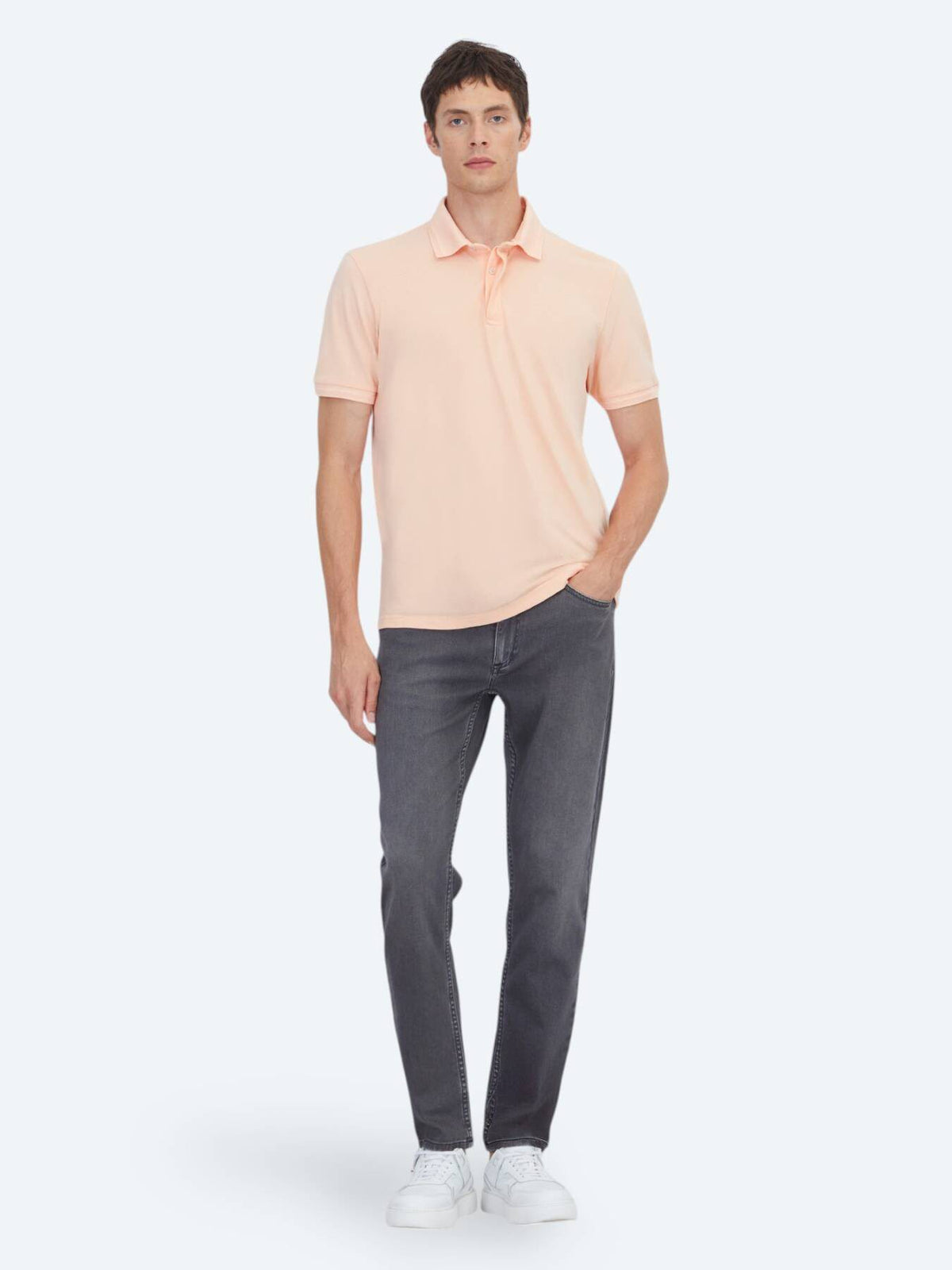 Rosa Unifarben 100% Baumwoll T-Shirt