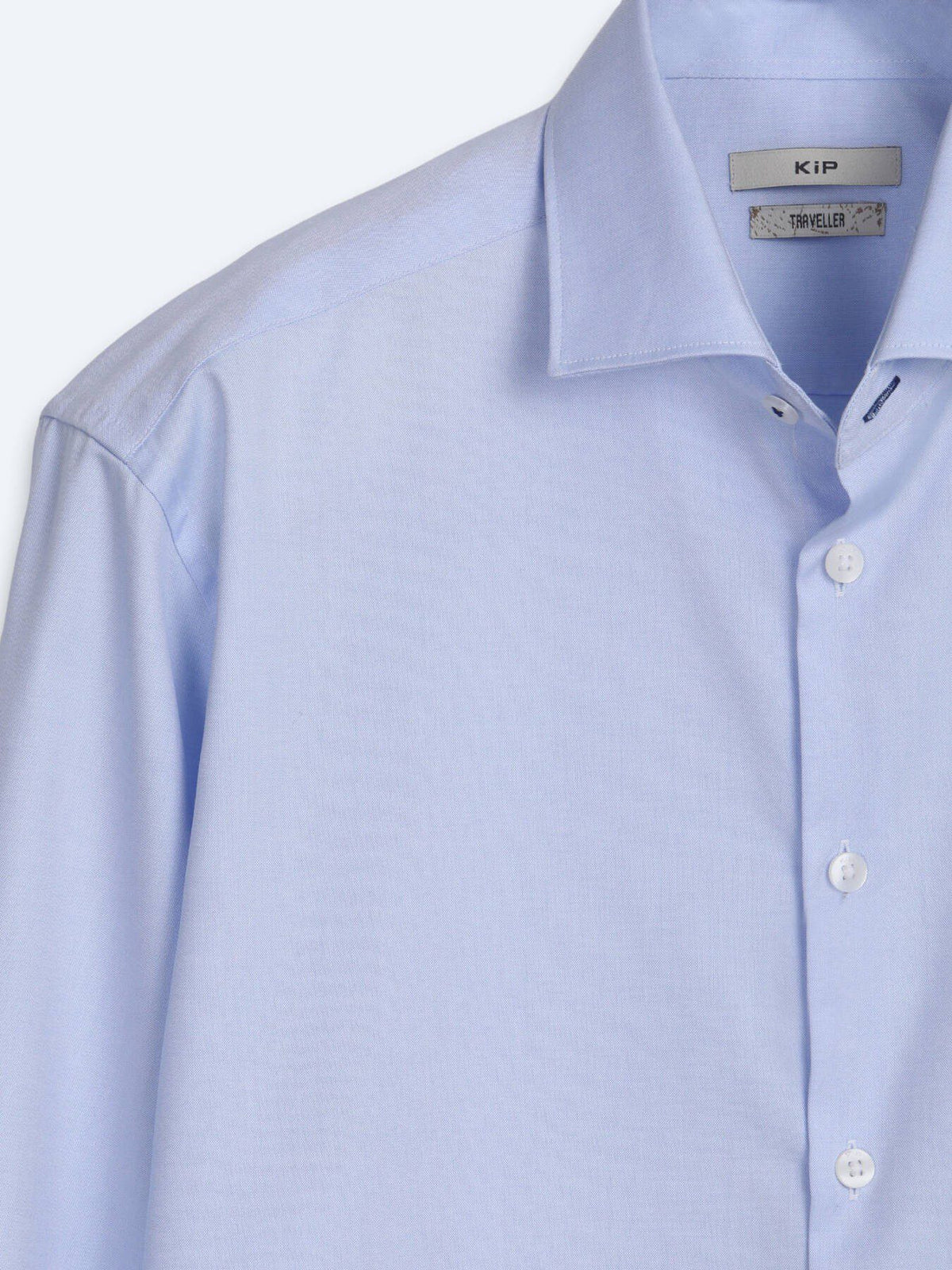 Blaues Klassisches Baumwollhemd Regular Fit