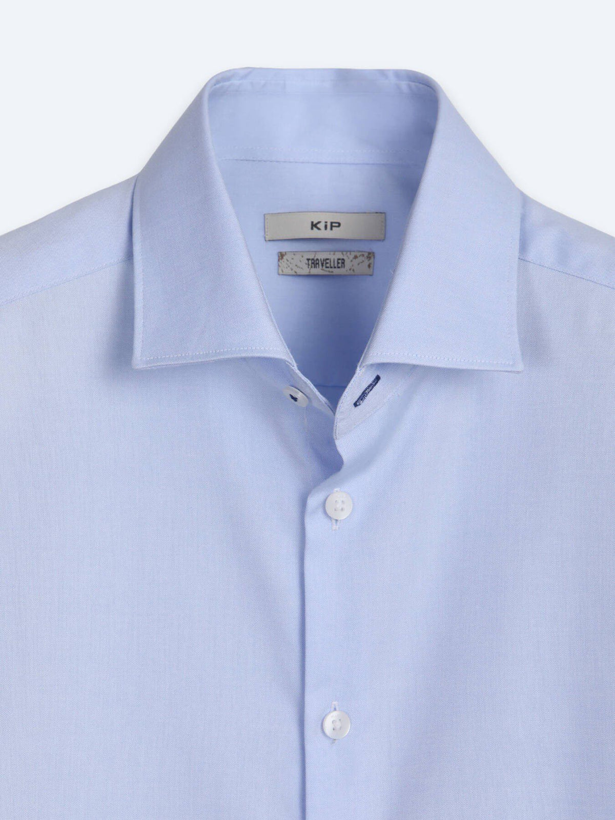 Blaues Klassisches Baumwollhemd Regular Fit
