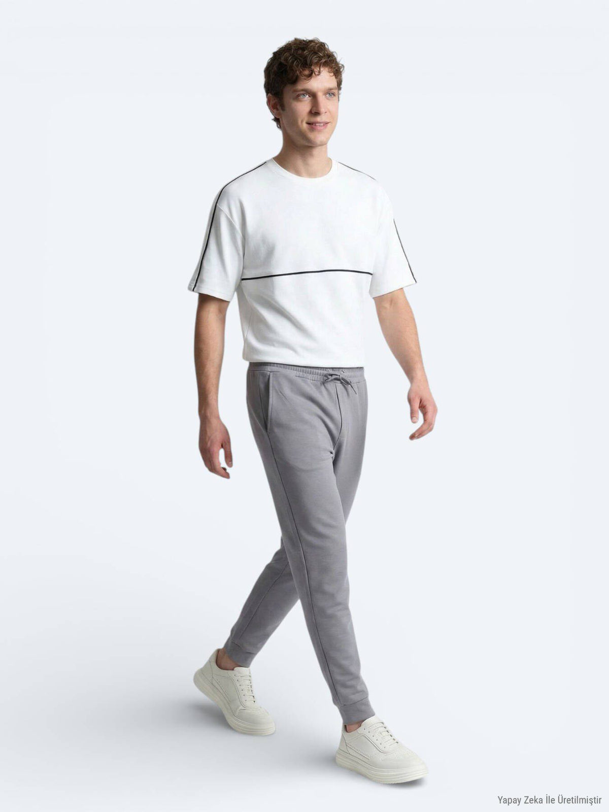 Graue Sweat-Hose