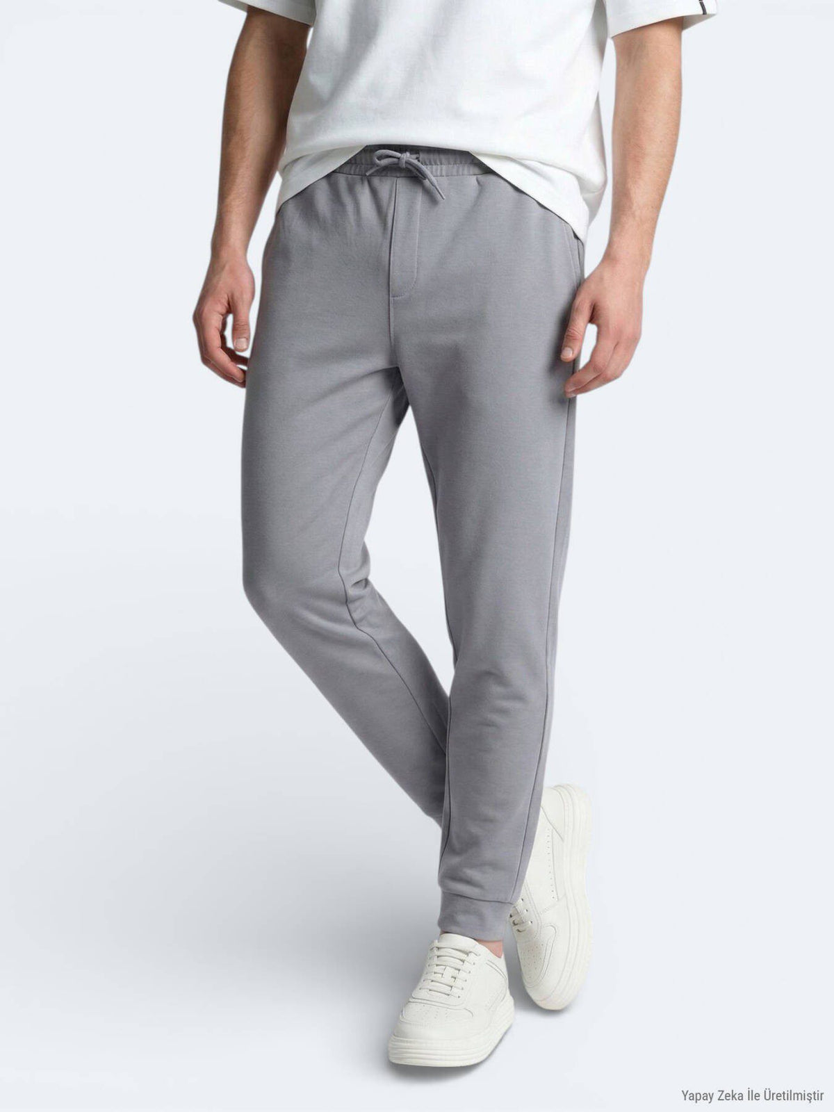 Graue Sweat-Hose