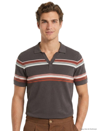 Braune Strickmode