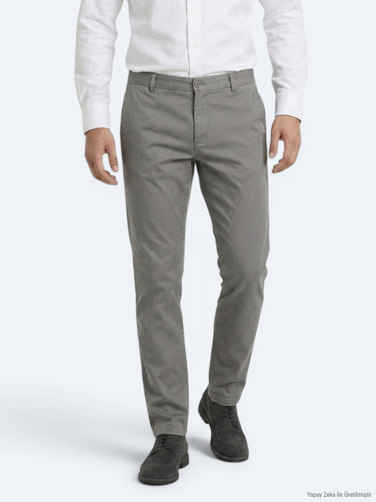 Grau Material Jogginghose Casual Fit