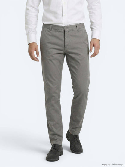 Grau Material Jogginghose Casual Fit