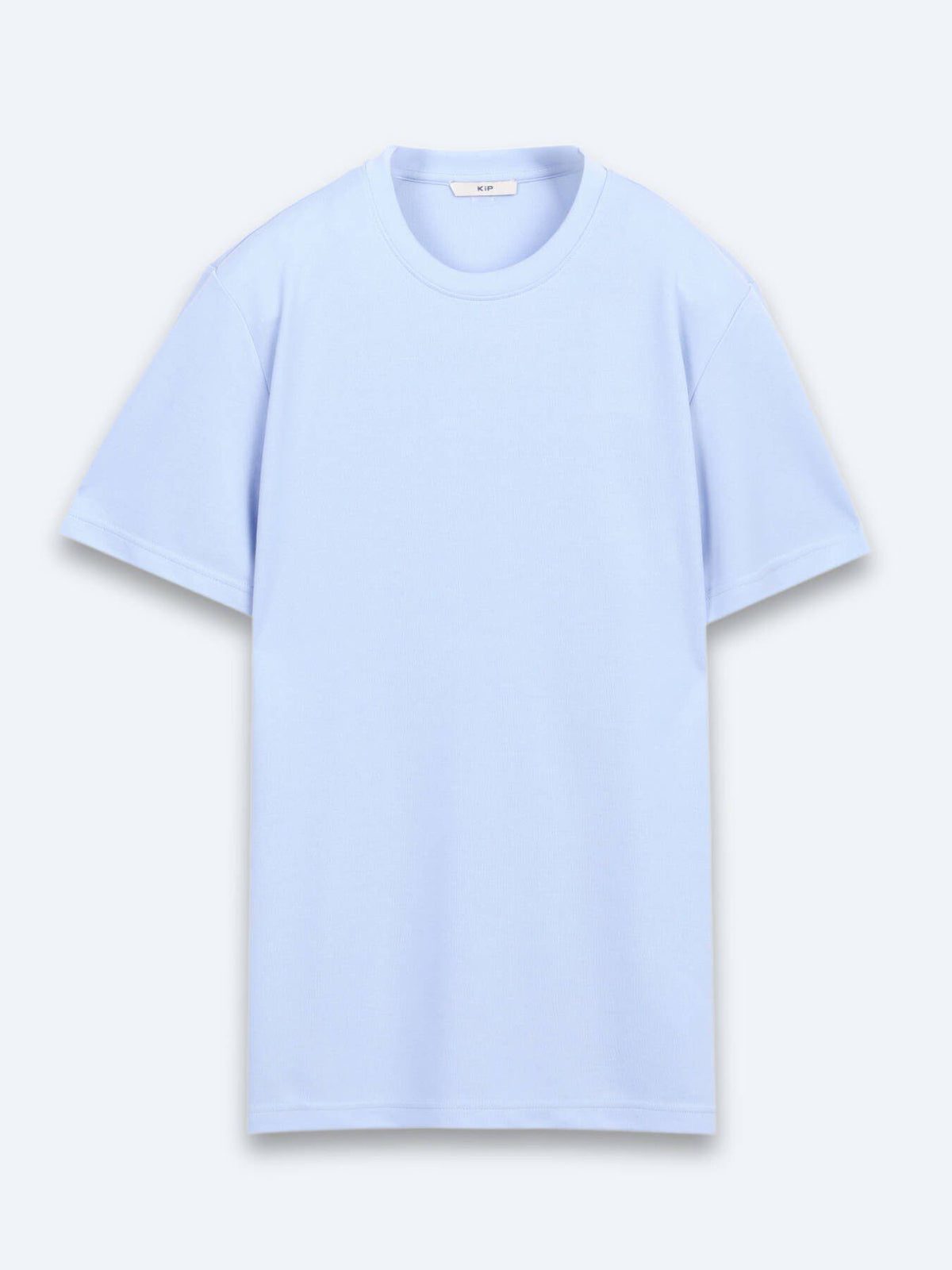 Hellblaues schlichtes T-Shirt