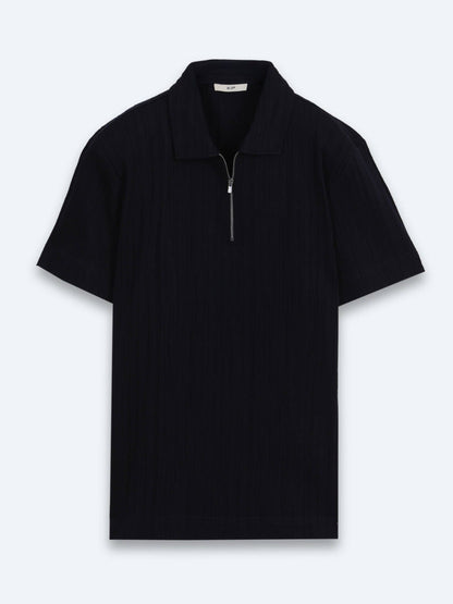 Marineblaues schlichtes 100% Baumwoll-T-Shirt