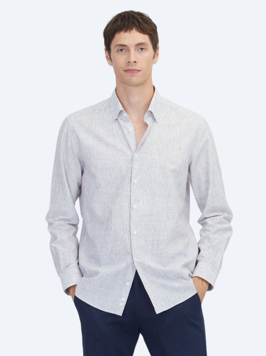 Helles Marineblau Unifarbenes Casual Hemd