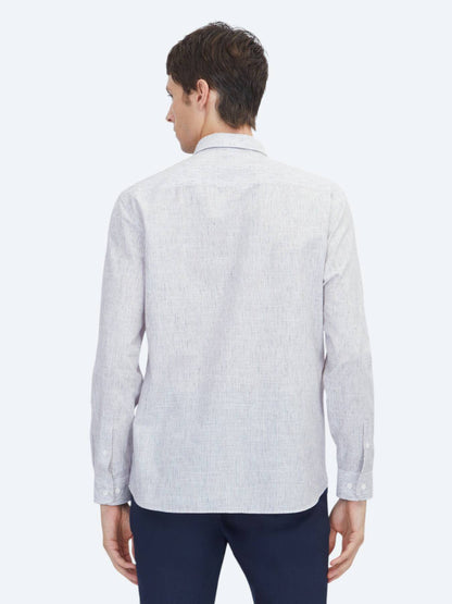 Helles Marineblau Unifarbenes Casual Hemd