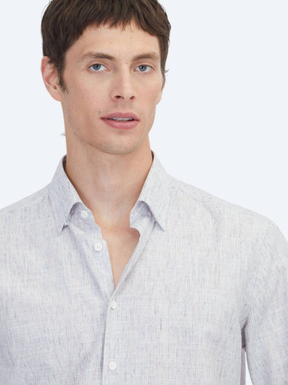 Helles Marineblau Unifarbenes Casual Hemd