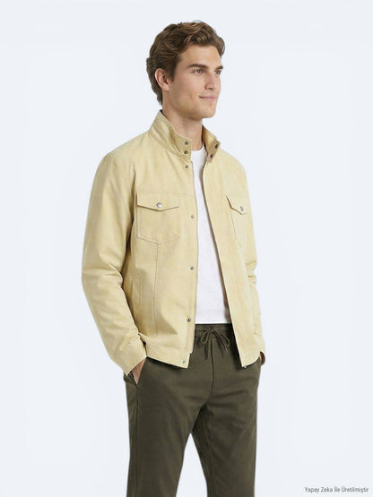 Zitronenform Schlichte Leichte Jacke