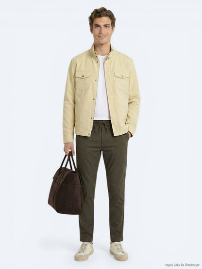Zitronenform Schlichte Leichte Jacke