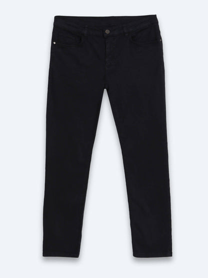 Marineblaue Sporthose aus Baumwollmix