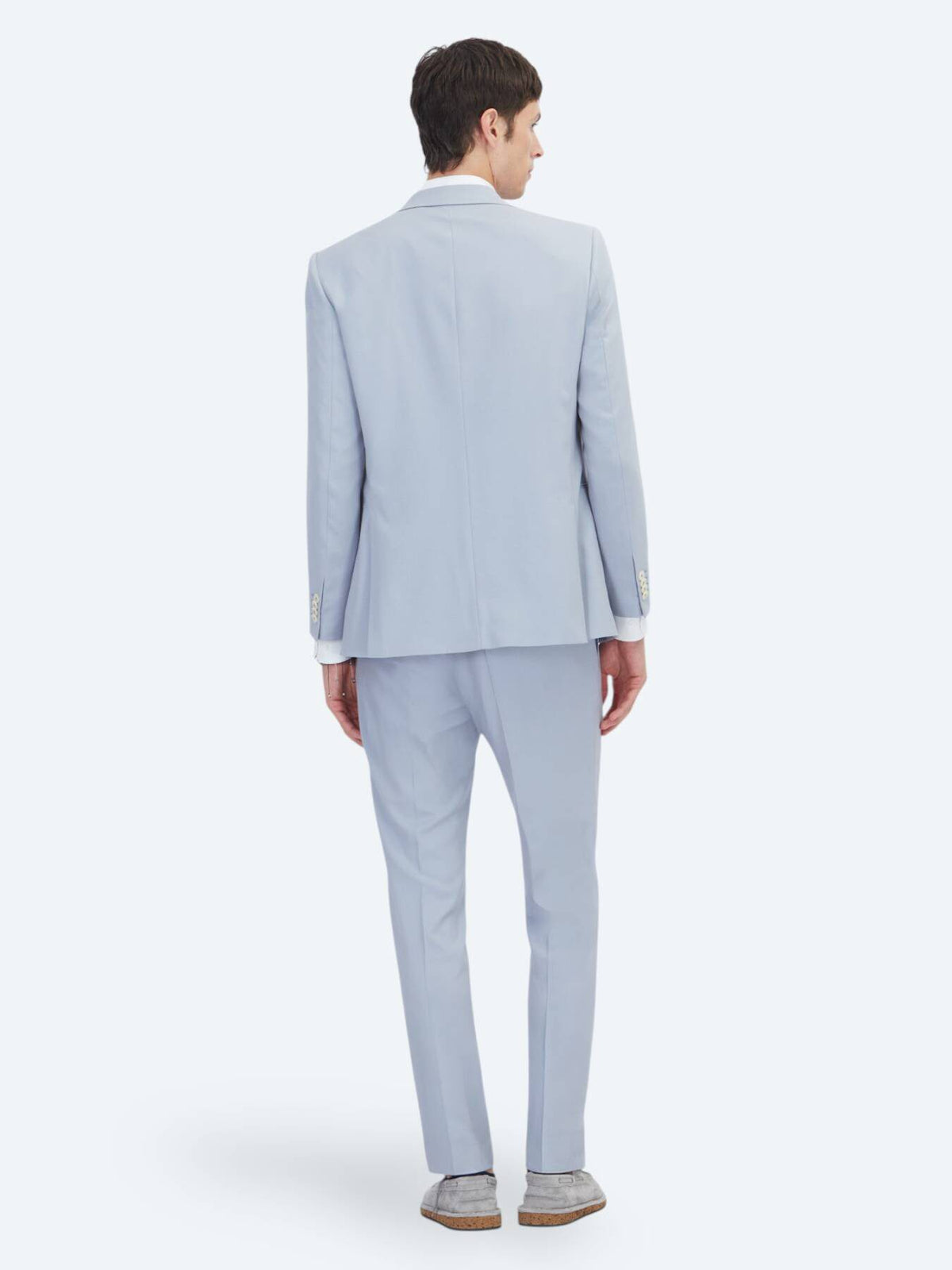 Blauer Schlichter Modern Fit Anzug