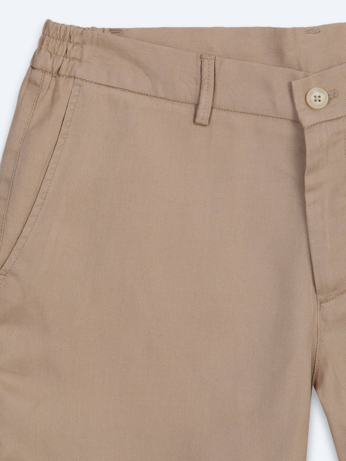 Karamell Velours Jogging Bermuda