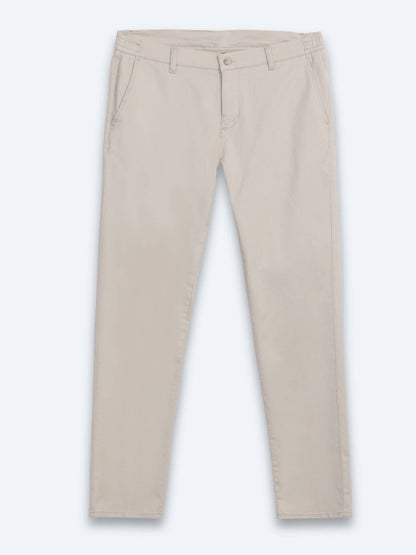 Beige Jogginghose aus Baumwollmix